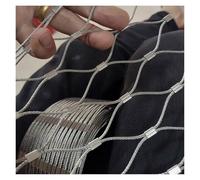 DTVEW Mesh Grille MéTallique 304, Maillage Flexible pour Garde-Corps | 4cm/1,5mm Filet pour Cages À Volaille Clôture Décorative À Monter Soi-Même pour La Ferme, Barrière pour Volaille(1.5x18m)