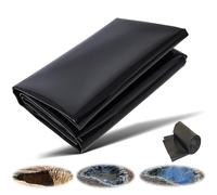 Dtyubfg 2X8m 6X12m Bâche D'étang Exterieur Souples Robuste Noire Membrane De Bassin Housse EPDM de Qualité Supérieure Pour Bassin Film D'étang pour Bassin Koi, Cascades d'eau, Baies (Taille : 5X10.5m)