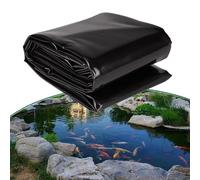 Dtyubfg Bâche d'étang Noir 2X8m 6X12m Revêtement de Bassin en Caoutchouc Robuste Membrane pour Étang en PVC Liner de Jardin pour Bassin, pour Bassin Koi, Baies (Taille : 3X4.5m)