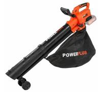 Dual power souffleur aspirateur - 3-en-1