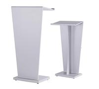 DUANHOZ Pupitre Portable Moderne pour présentations et Discours, sur Pied, pour salles de ureaux et Restaurants. Dimensions : 55 נ35 נ110 cm. Hauteur réglable.