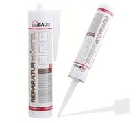 Dubaust REP24 Mörtel de réparation Mastic pour joints Ciment express Mörtel Intérieur Extérieur Cartouche de 310 ml Ciment gris (6)