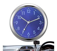 Dubbulon 1/5 Pièces Horloges De Voiture - Horloge De Voiture Numérique | Montre De Voiture À Quartz avec Autocollant| Tableau De Bord De Voiture Classique, Petite Horloge À Quartz Analogique