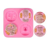 Dubens Moule en silicone pour décoration de gâteau Motif égyptien vieilli