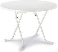 Dublin - Table pliante ronde Ø 100 cm, lot de 4