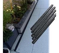 DUBTEDHOU Caniveau de Drainage en Acier Inoxydable, Kit de Drainage Canal en Acier Inoxydable 304, Plusieurs Tailles for Cour(10pack,10x3cm/3.9x1.2inch)