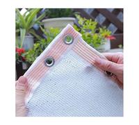 DUBTEDHOU Filet Pare-Soleil Blanc, Tissu d'ombrage Blanc à 75%, Plusieurs Tailles for abri de Voiture Jardin Effet Serre(6.0x14.0 m/20x46 ft)