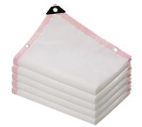 DUBTEDHOU Filet Pare-Soleil Blanc, Toile d'ombrage Blanche à 75%, Filet de Jardin, Plusieurs Tailles(4.0x14.0 m(13'x46'))