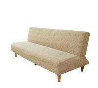 DUBTEDHOU Housse de canapé, Stretchy Jacquard Fabric Armless Sofa Cover | Multicolor Multiple Sizes: For Daily Living(Color 4,L)