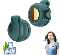 DUBTEDHOU Petit ventilateur à pince, Ventilateur de tour taille à clipser, 3 vitesses, sans lame, multicolore