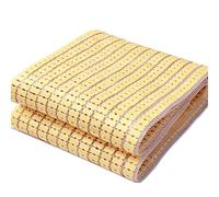 DUBTEDHOU Tapis de Sol d'été, Tapis de Couchage d'été en Bambou rafraîchissant, Pliable, Respirant, Plusieurs Tailles(70x190cm)