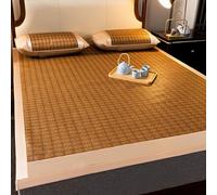 DUBTEDHOU Tapis de Sol d'été, Tapis rafraîchissant d'été en Bambou et rotin Pliable Respirant différentes Tailles(Color-h,120cm/47.2IN)