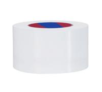 Duccinp Ruban autocollant blindé ultra fort, 50 m x 75 mm, Ruban de réparation imperméable pour réparations, bricoleurs, artisanat, intérieur et extérieur, Duct Tape (Blanc)