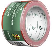 Duck® 134-00 Ruban de signalisation en PVC Blanc/rouge 60 mm x 66 m