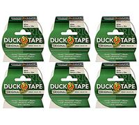 Duck 211113.6 Lot de 6 rouleaux de ruban adhésif Blanc 50 mm x 10 m