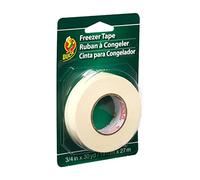 Duck Brand 280124 Rouleau de ruban adhésif pour congélateur Blanc 1,9 cm x 27 m