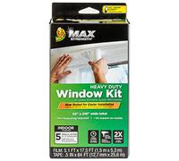 Duck Brand 287455 Max Strength Kit d'isolation pour fenêtre, 5, Transparent