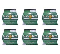 Duck Lot de 6 rouleaux de ruban adhésif Argenté 50 mm x 25 m