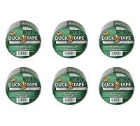 Duck Lot de 6 rouleaux de ruban adhésif Argenté 50 mm x 25 m