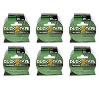Duck Lot de 6 rouleaux de ruban adhésif original Noir 50 mm x 10 m