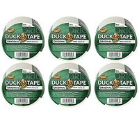 Duck Lot de 6 rubans adhésifs 260191.6 Blanc 50 mm x 25 m