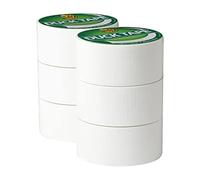 Duck Lot de 6 rubans adhésifs blancs 48 mm x 18,2 m