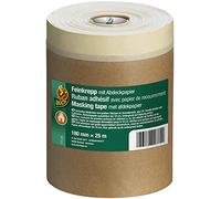 Duck® Papier crépon fin avec papier de masquage 180 mm x 25 m
