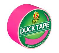 Duck Ruban adhésif de Couleur Unie Rose Fluo, réparation, Artisanat, Personnalisation, décoration et éducation - 48 mm x 13,7 m
