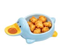 Duck Sauce Bowls - Ceramic Dipping Dish, Cute Plate for Fries and Candy | Duck Shaped Snack Dishes - Adorable Serving for Condiments and Treats | Ceramic Tableware for Ketchup, Sweets, Appetizers
