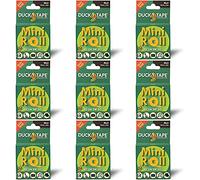 Duck Tape 260181.9 Lot de 9 mini rouleaux de ruban adhésif Noir 25 mm x 10 m