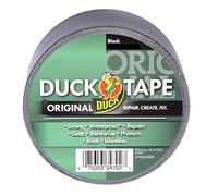 Duck Tape Noir original, 50 mm x 25 m Le ruban adhésif de réparation original haute résistance et imperméable pour canalisations et conduits.