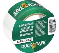 DUCK TAPE original 106-05 - Bande adhésive de tissu - Pour réparer, fixer et renforcer - Dimensions : 50mm x 25m - Couleur blanc