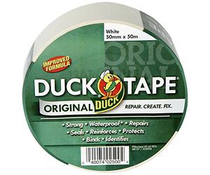 Duck Tape Ruban adhésif pour réparation de tissu Blanc, blanc, Duck Tape Original White