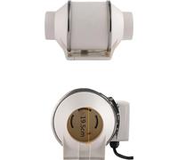 Duct-Fan, volume d'air 900 m³/h, niveau sonore 43 dB, puissance 130 W, 200mm