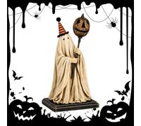 Dudsodi Figurine fantôme Vintage Lumineuse Résine Effrayante Mignonne et