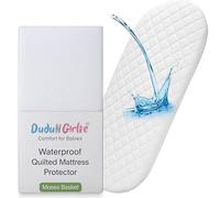 Dudu N Girlie Protège-Matelas matelassé imperméable pour couffin Blanc