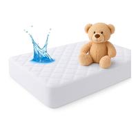 Dudu N Girlie Protège-matelas matelassé imperméable pour lit de voyage 65 x 95 cm - Tissu hypoallergénique et silencieux - 100% imperméable