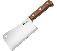 DUE CIGNI CLEAVER LAME EN ACIER INOXYDABLE 4116 MANCHE EN BOIS 2C 772/16 WD