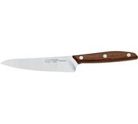 DUE CIGNI - Ligne 1896 - Couteau Utility CM 14 - Lame en Acier Inoxydable 4116 et Anse en Bois de Noyer