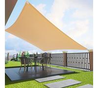 Duerer Voile d'ombrage Rectangulaire 3x2.5m Toile d'ombrage 95% UV Protecteur 185g/m² HDPE pour Patio Extérieur Jardin Terrasse Balcon Terre Cuite