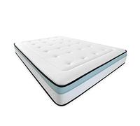 Duérmete Online Colchón Viscoelástico con Firme ácaros e Hipoalergénico Matelas viscoélastique Bio Max avec Viscogel | ferme et confortable | anti-acariens et hypoallergénique, 160 x 200