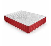 DUÉRMETE ONLINE - Matelas à mémoire de Forme Lite réversible, Ferme et Confortable, Face d'hiver/d'été, Blanc, Hauteur 30 cm, 180 x 200 cm