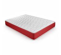 DUÉRMETE ONLINE - Matelas à mémoire de Forme Lite réversible, Ferme et Confortable, très Respirant, Face Hiver/été, Blanc, 105 x 190 cm