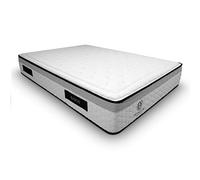 Duérmete Online Matelas en Mousse Visco-élastique Baros - Hauteur 24 cm - Tissu Tencel - Traitement Sanitized, Mousse, Blanc, 160 x 190 cm