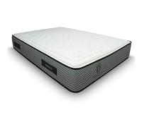 Duérmete Online Matelas en Mousse viscoélastique Mikonos Adaptabilité et Confort Hauteur 29 cm Tissu thermorégulateur, Mousse, Blanc, 200 x 200 cm