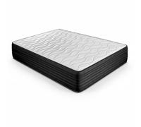 DUÉRMETE ONLINE Matelas viscoélastique réversible Hiver été fermeté Moyenne 30 cm Anti-acariens antibactérien et hypoallergénique 135 x 180 cm