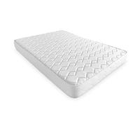 DUÉRMETE ONLINE Matelas viscoélastique Sena réversible, Ferme et Confortable, fermeté Moyenne-élevée, Face Hiver, Blanc, 80x190