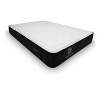 Duérmete Online Premium Matelas en Mousse Visco-élastique Fixji Tissu Bambou Traitement Sanitized Mousse Blanc 90 x 200 cm