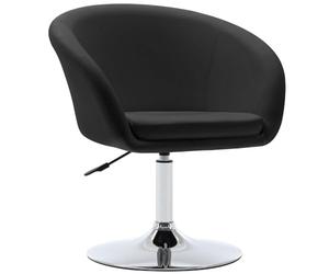 DUHOME Fauteuil Salon Pivotant Chaiese de Coiffeur Réglable en Hauteur Fauteuil Chambre Rembourrée Siège Cocktail, Noir
