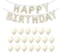 DUINIU 1 Ballon De Bannière De Joyeux Anniversaire, 1 Ensemble De Ballons en Aluminium, Créativité Classique, Tir D'Accessoires De Fond, Ensemble De Décoration De Fête d'anniversaire.